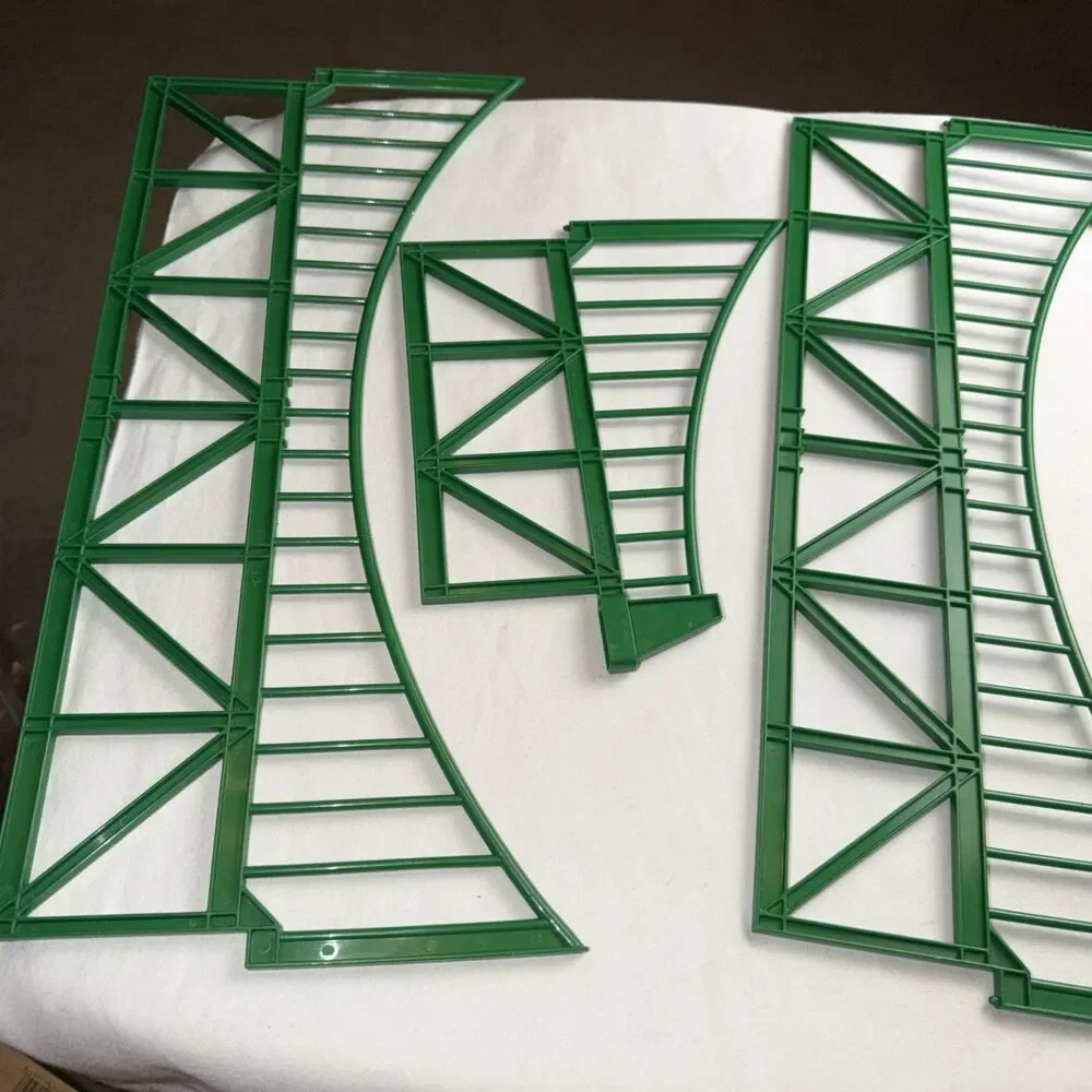TOMY Thomas and Friends Green Suspension Bridge Replacement Tracks Lot Of 6 2004